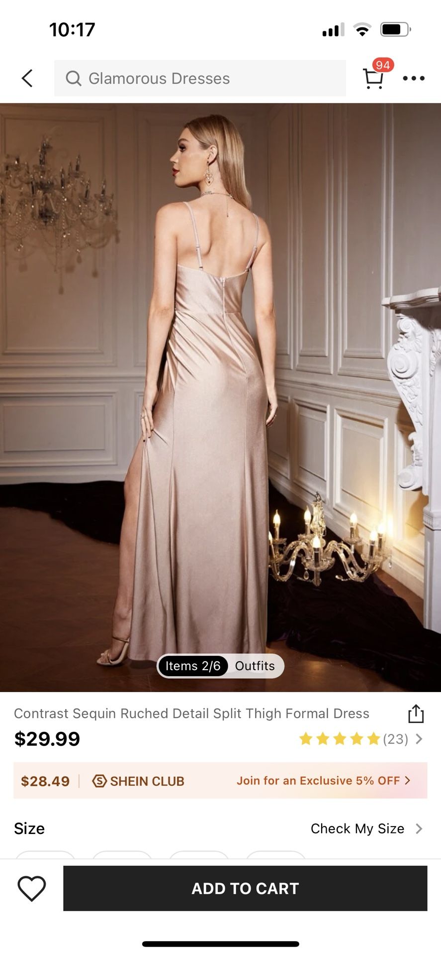 Dress Rose Gold Pink