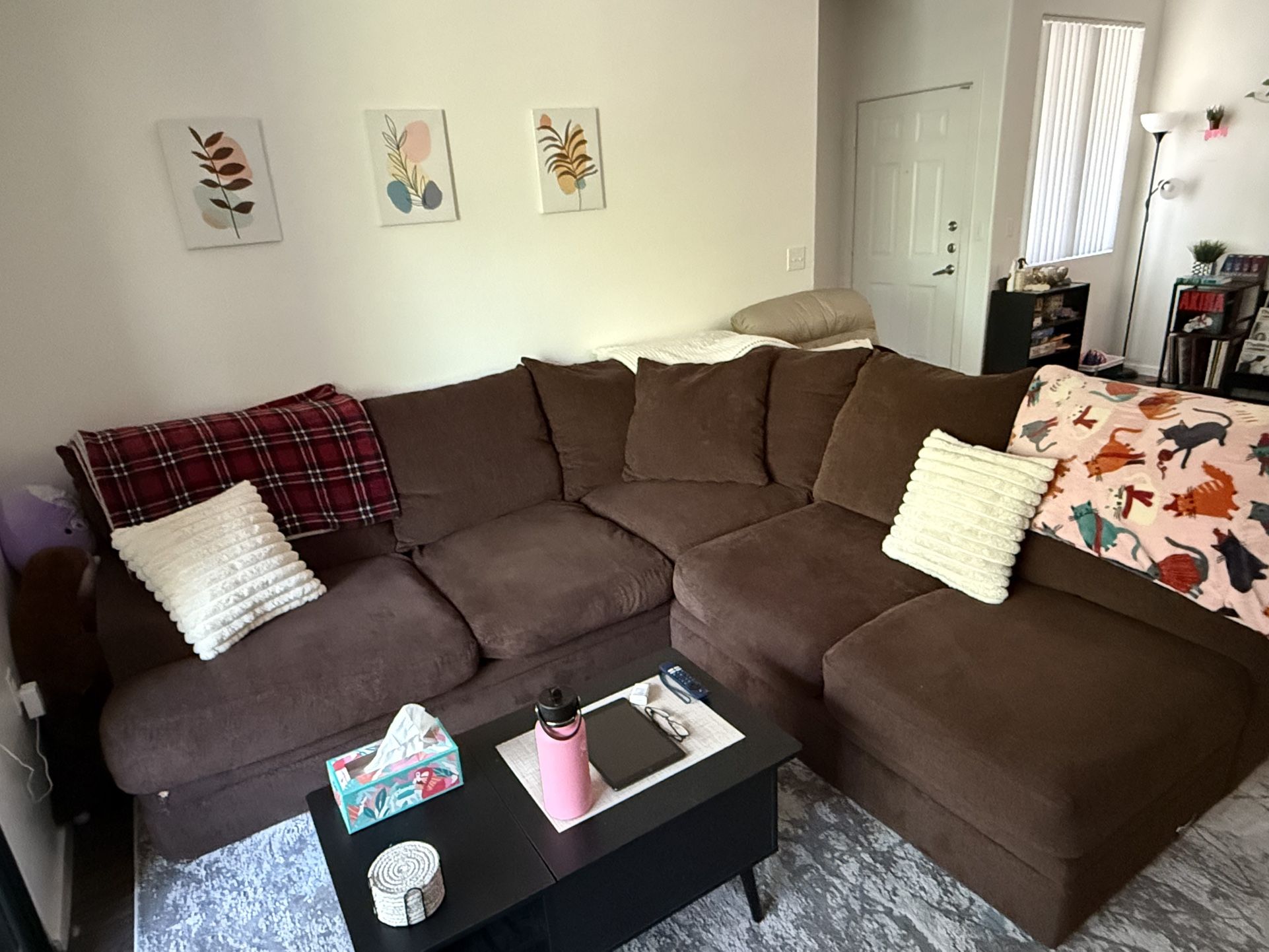 Brown Sectional Couch