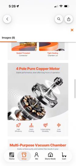 VEVOR 1.5 Gallon Vacuum Chamber and 3.5 CFM Pump Kit Stainless Steel Chamber Single Stage Vacuum Pump Degassing Chamber Kit