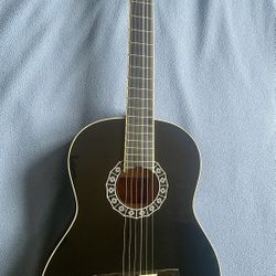 Valencia Classical Acoustic Guitar High Gloss Black FinishValencia Classical Acoustic Guitar High Gloss Black Finish