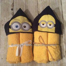 Minions Hooded towels