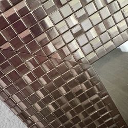Mosaic tile wall mirror