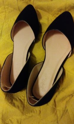 Never worn black flats