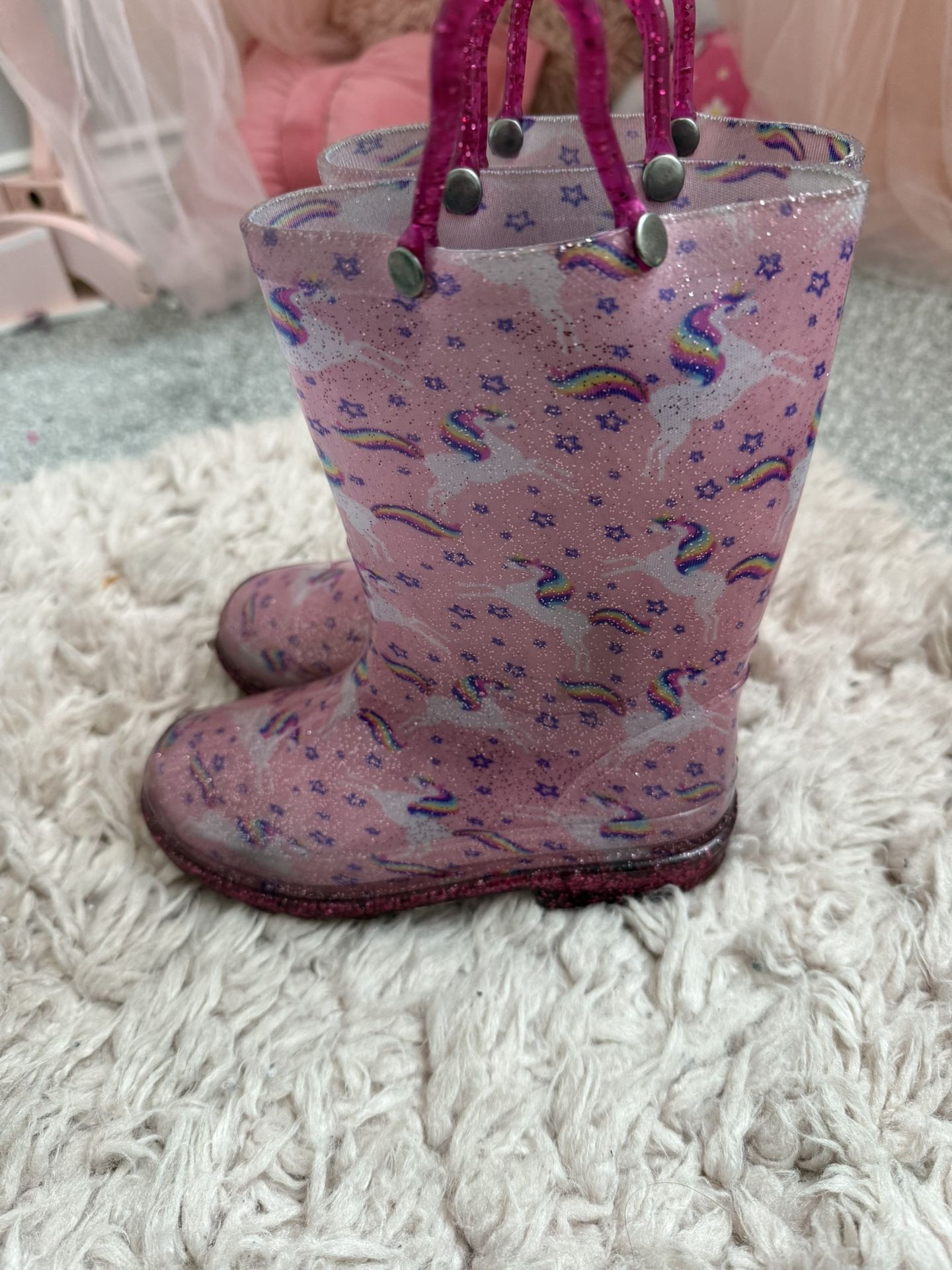 Girls Rain Boots Size 11/12