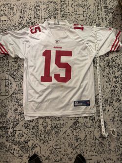 San Francisco 49ers White Jersey #15 Michael Crabtree Size Large  Reebok NFL