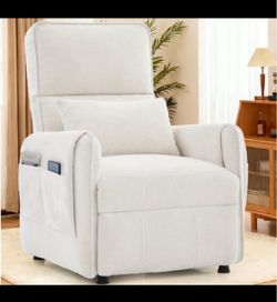 🔥Brand new🔥 Power Recliner Chair, Small Recliners for Small Spaces, Electric Recliner Chairs for Adults with Remote, Pillow and Side Pockets, Reclin