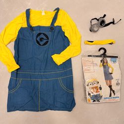 Minion Halloween Costume Women Large Fits Medium