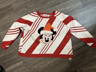 Minnie Mouse Disneyland Candy Came Sweater 2xl