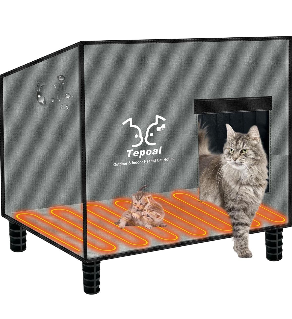 Large Heated Cat House