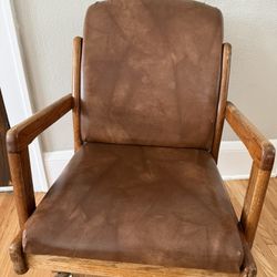 Brown Leather Office Chair