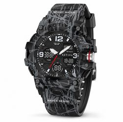 Black Camouflage Activa X Invicta Digital Watch (ACW8008-001)