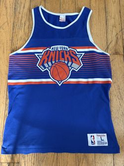Like New Mitchell Ness Large Knick Tank Top Jersey   Weights Nike Jordan Sneakers Carhartt Bikes Scooter Jersey Yankees Mets  