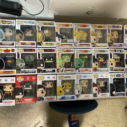 Funko Pops In Their Boxes