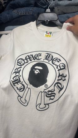 White bape chromeheart Tee