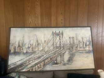 Painting of Brooklyn Bridge