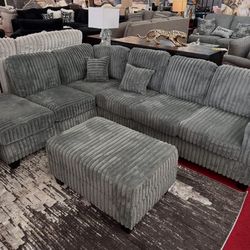 L Shape Sectional With OTTOMAN