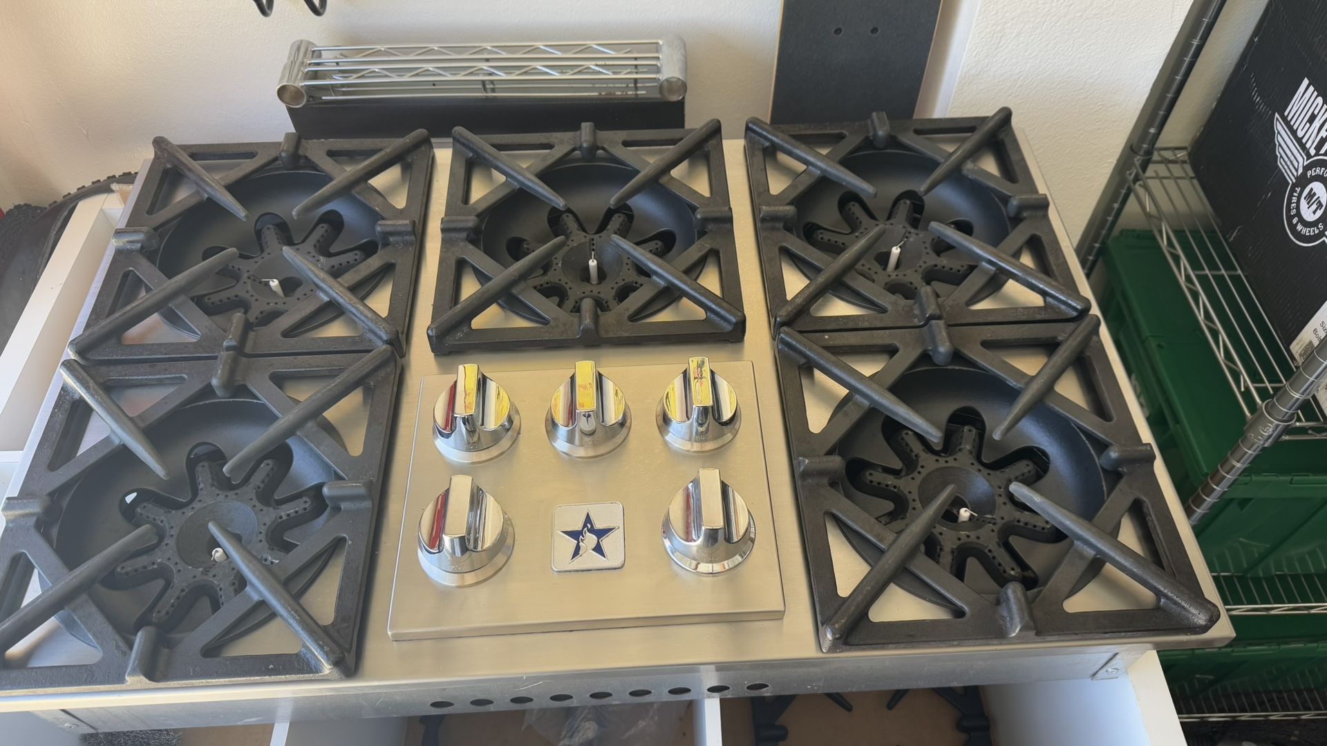 36” BlueStar 6-Burner Gas Cooktop – Restored