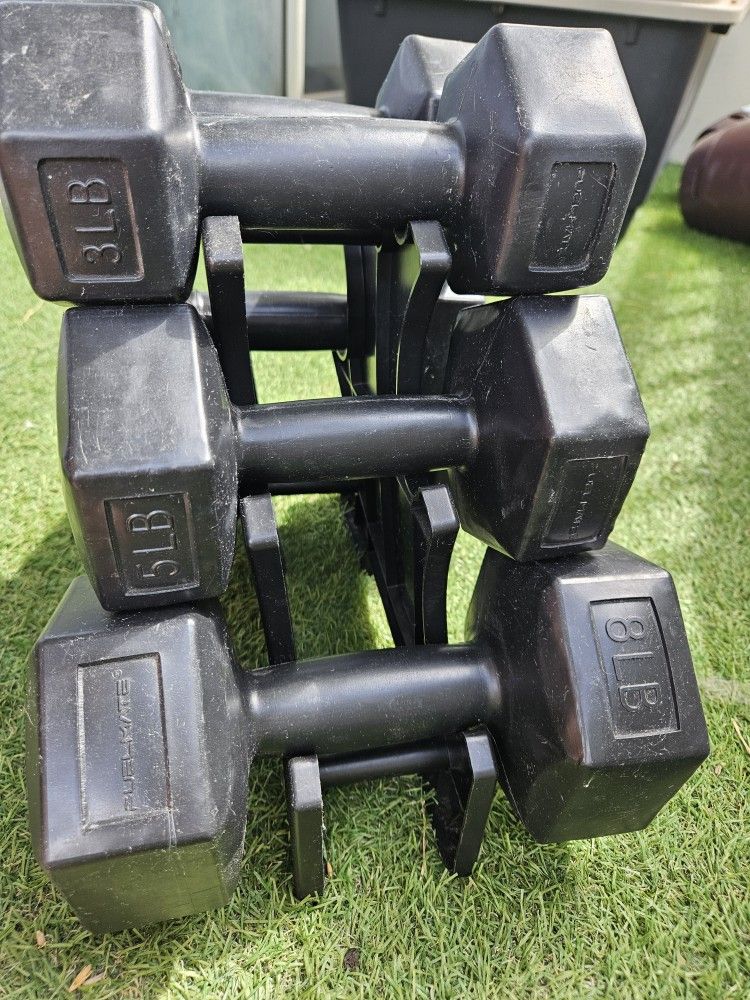Home Training Plastic Dumbbell