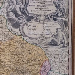 Antique  german map of Bavaria from around 1800's