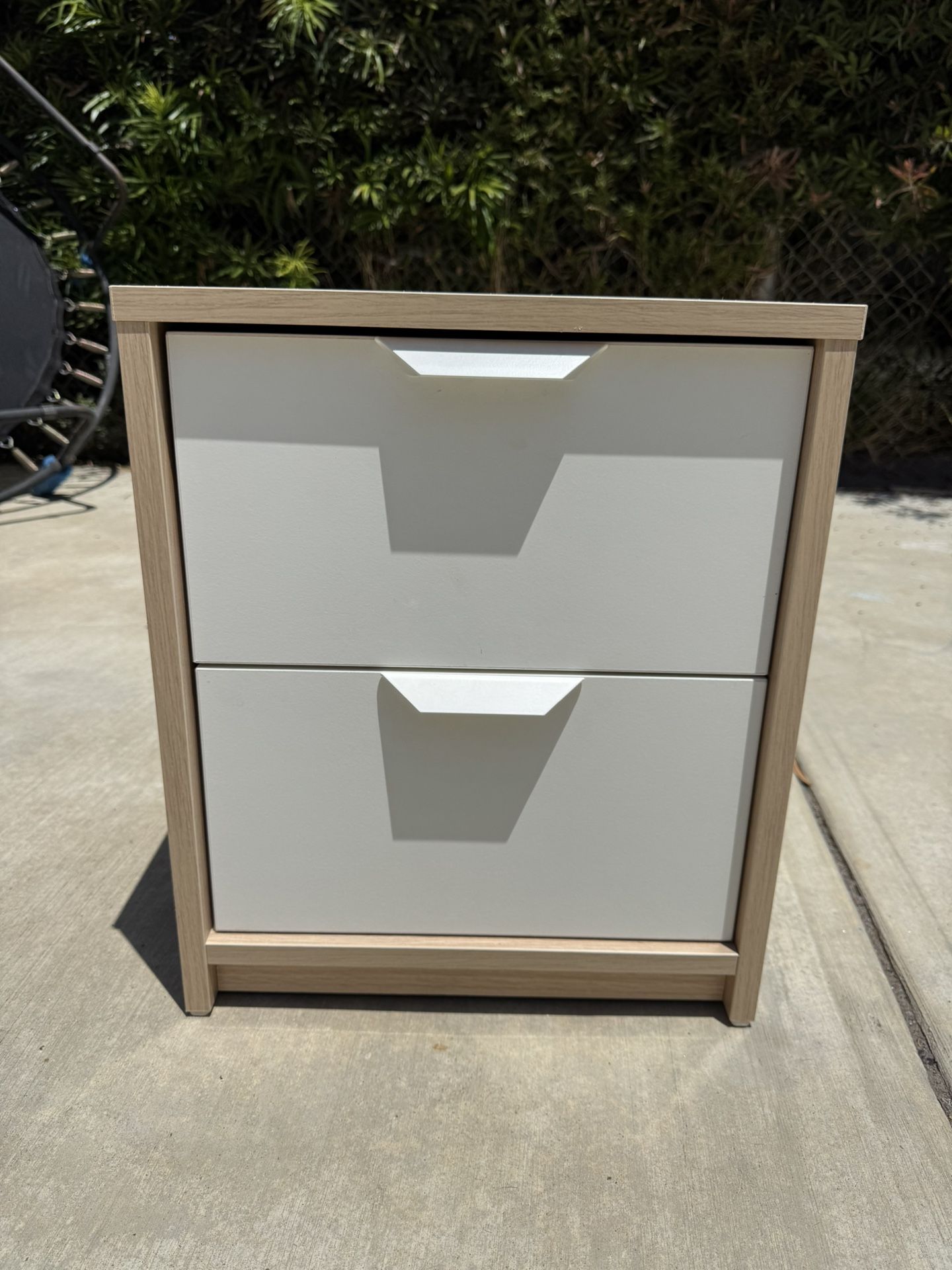 Small 2-Drawer Nightstand / Side Table