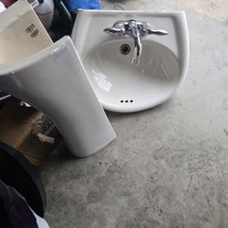 FREE Pedestal Sink w/faucet