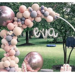 Wedding Arch Round Backdrop Stand, 6.6ft White Wedding Balloon Circle Arch Frame Stand for Birthday, Backdrop Stand for Parties, Bridal Shower Anniver