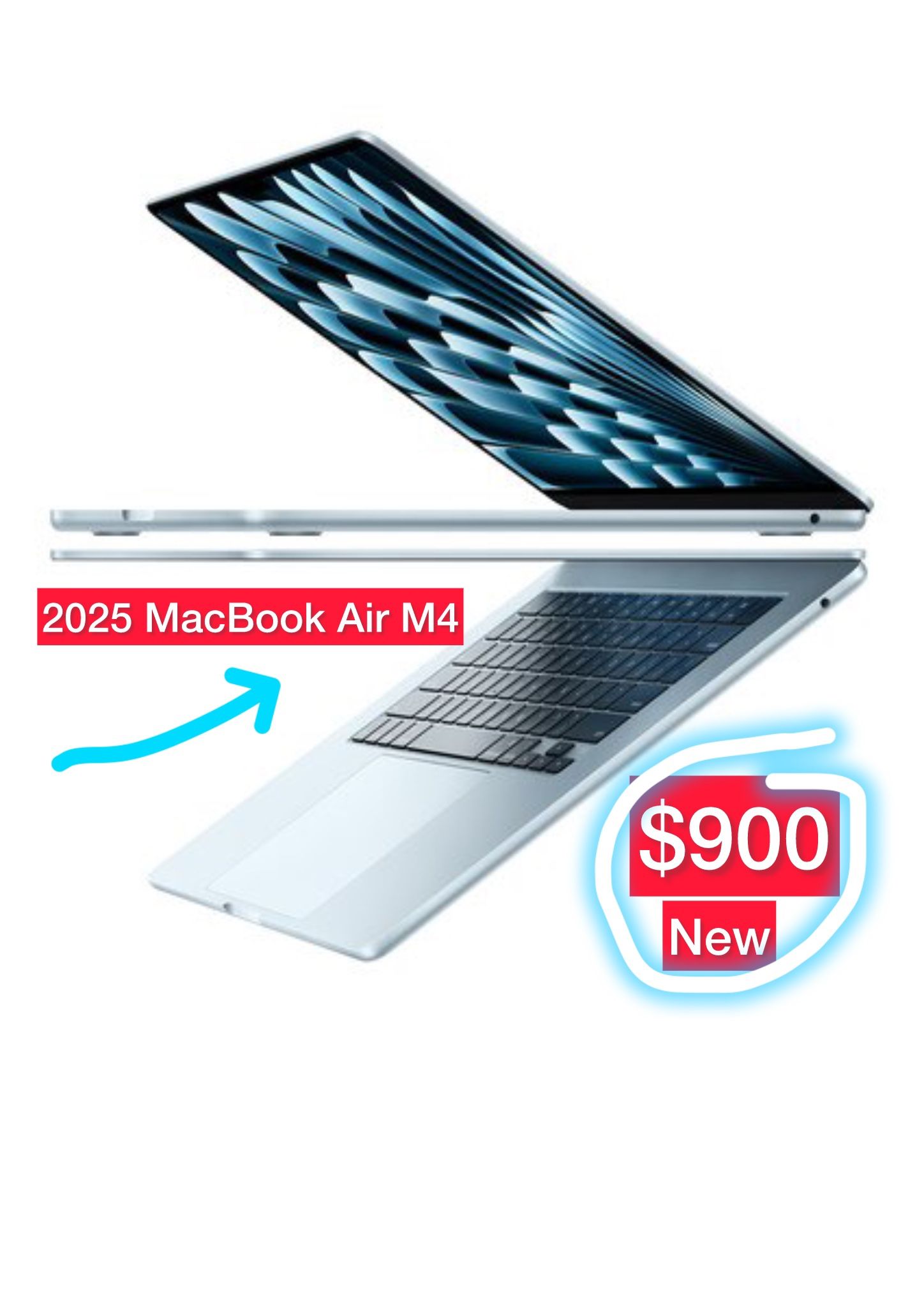 🔥 NEW 2025 MacBook Air 15” M4 | 16GB / 256GB | Midnight Color Laptop 