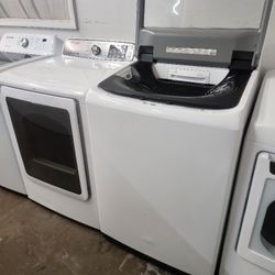 💯💯SAMSUNG SET STEAM WASHER AND ELECTRIC DRYER LARGE 
