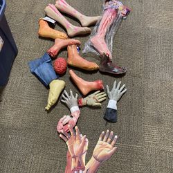 Halloween Huge Lot Of Body Parts. All For $25! Reseda, Ca