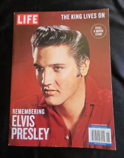 REMEMBERING ELVIS PRESLEY LIFE MAGAZINE.THE KING LIVES ON STILL A MOVIE STAR