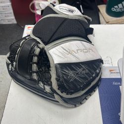 SR Bauer Vapor 2X Pro Custom Goalie Catchers Glove (goes on Left For Regular Goalie) 