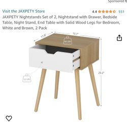 End Table/ Night Stand Set Of 2