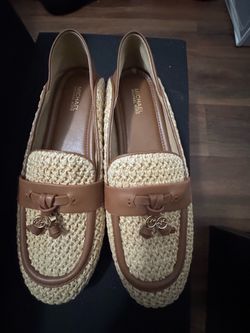 Michael Kors brown and cream size 9 women shoes