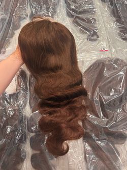 HUMAN HAIR BROWN WIGS $100
