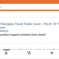 Camper Or Trailer Cover 