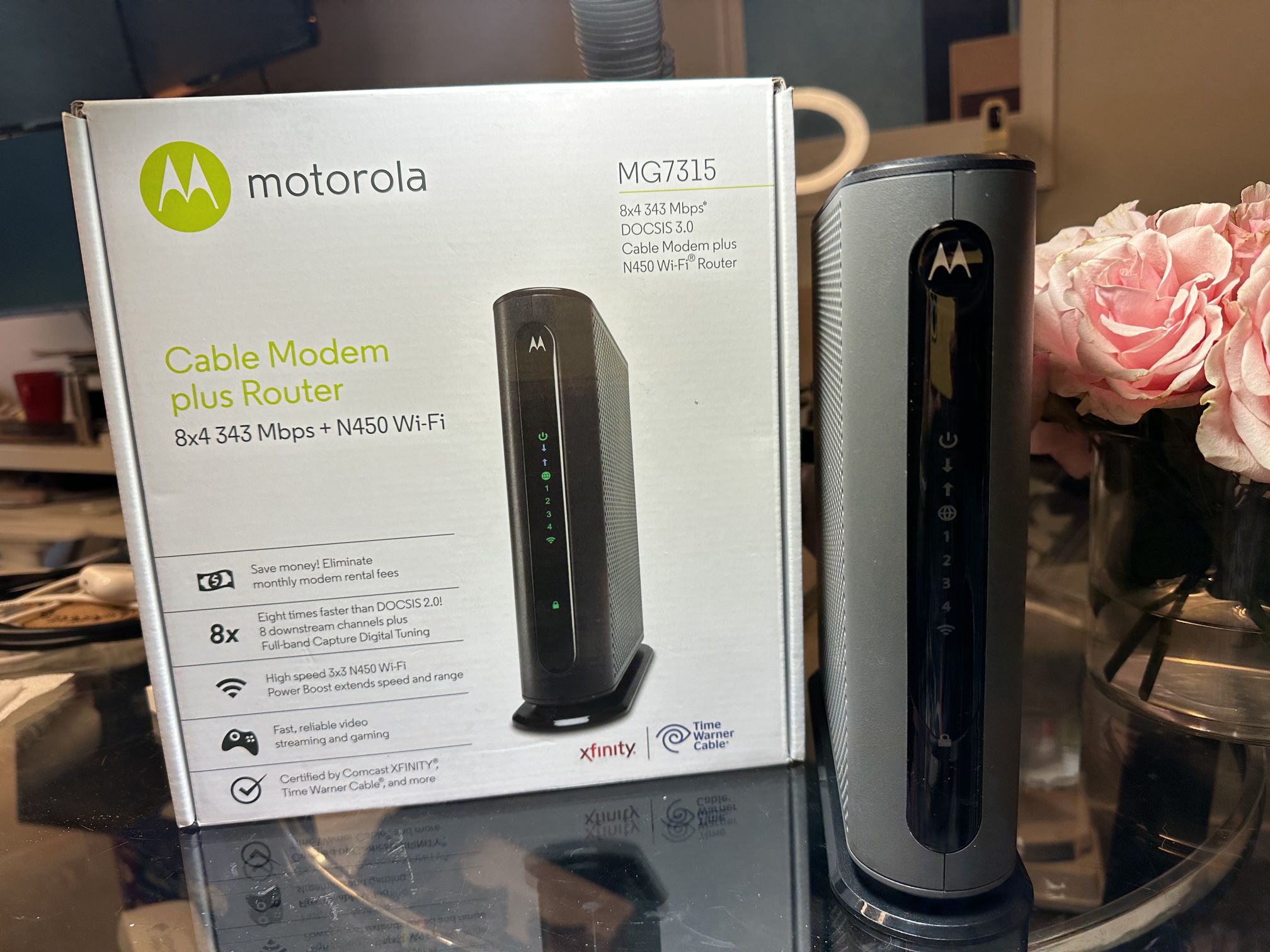 Motorola Modem + Router Combo