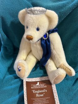 Ashton-Drake Gallery Teddy Bears England's Rose Bear