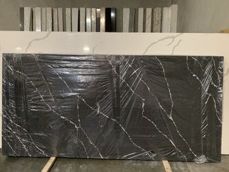 Midnight black Quartz Countertops 110”x26”
