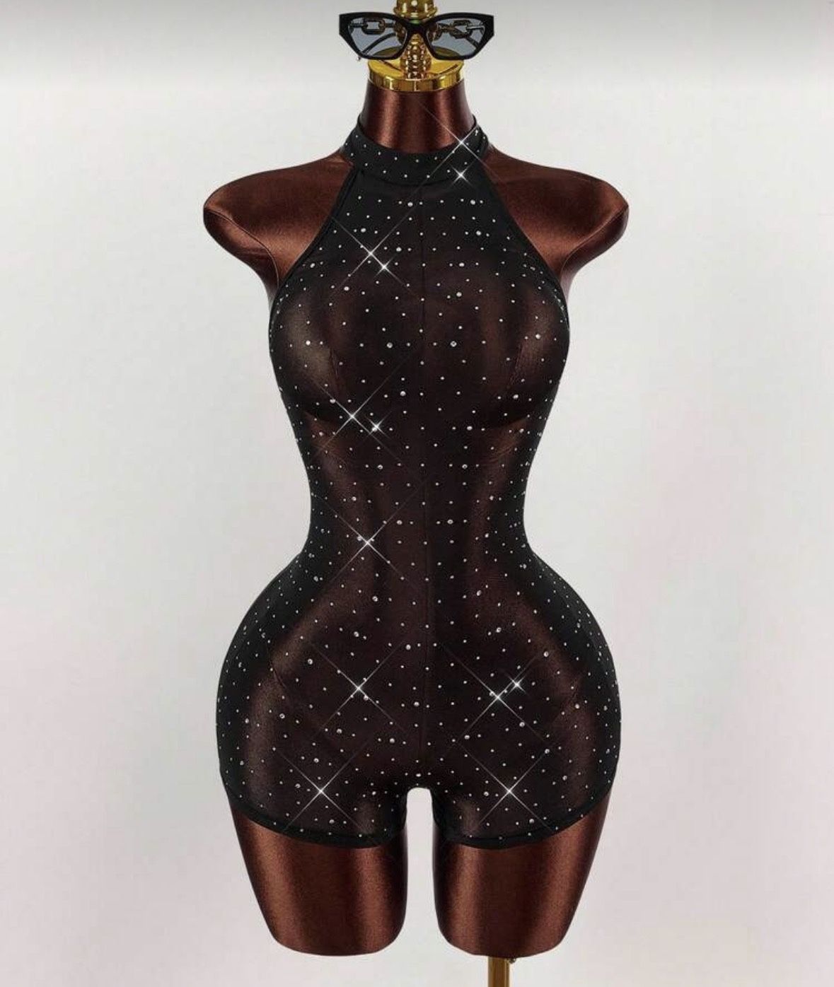 Rhinestone Body Suit 