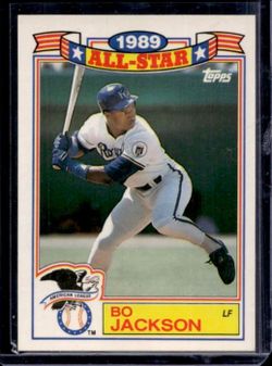 1990 Topps All-Star Glossy Bo Jackson #17 (1989 All-Star Game Commemorative)
