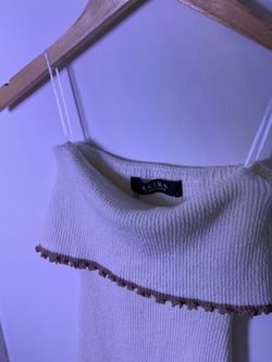 Akira Cream Tube Bodycon Dress