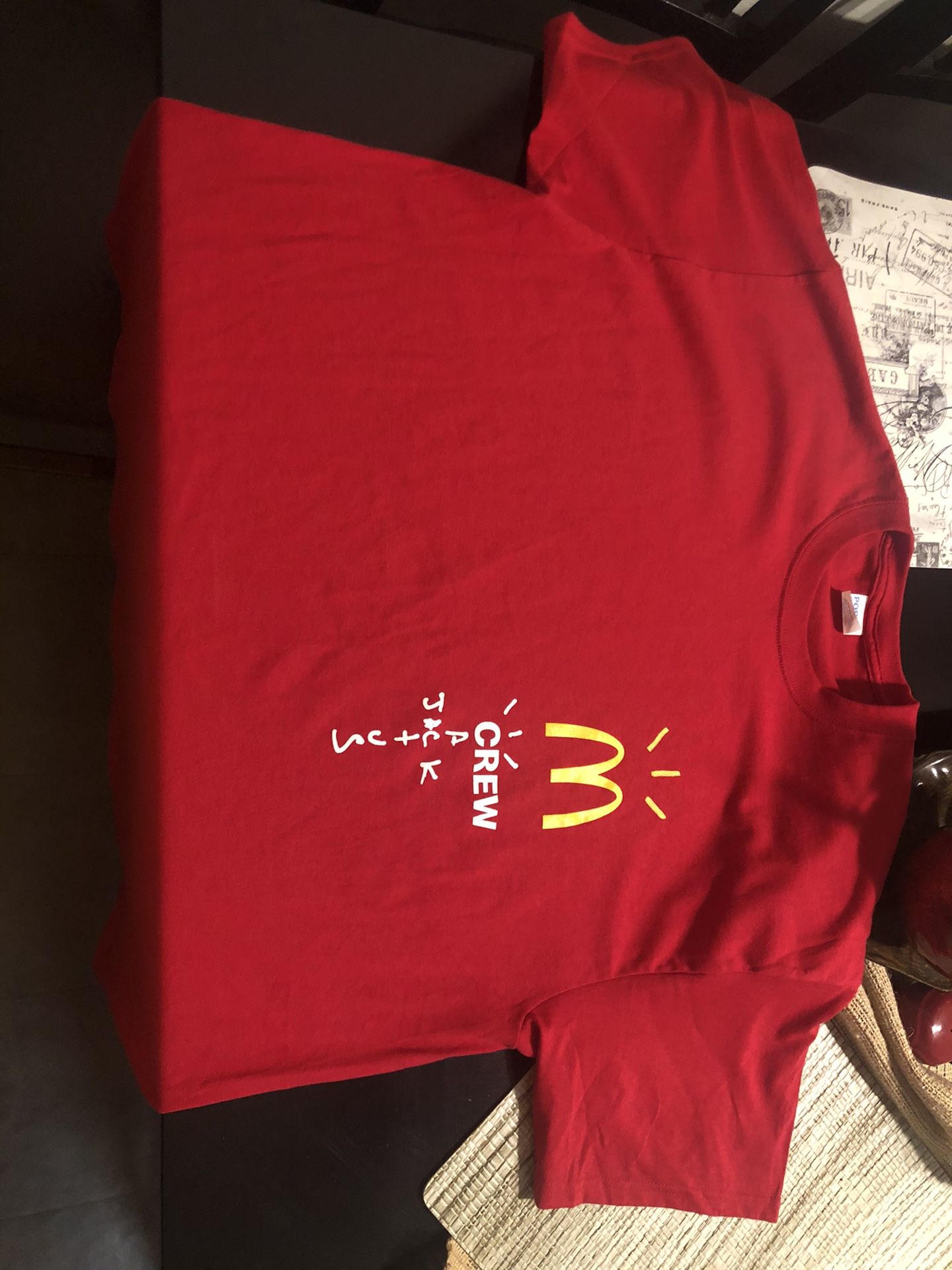 Travis Scott McDonald’s T shirt XL