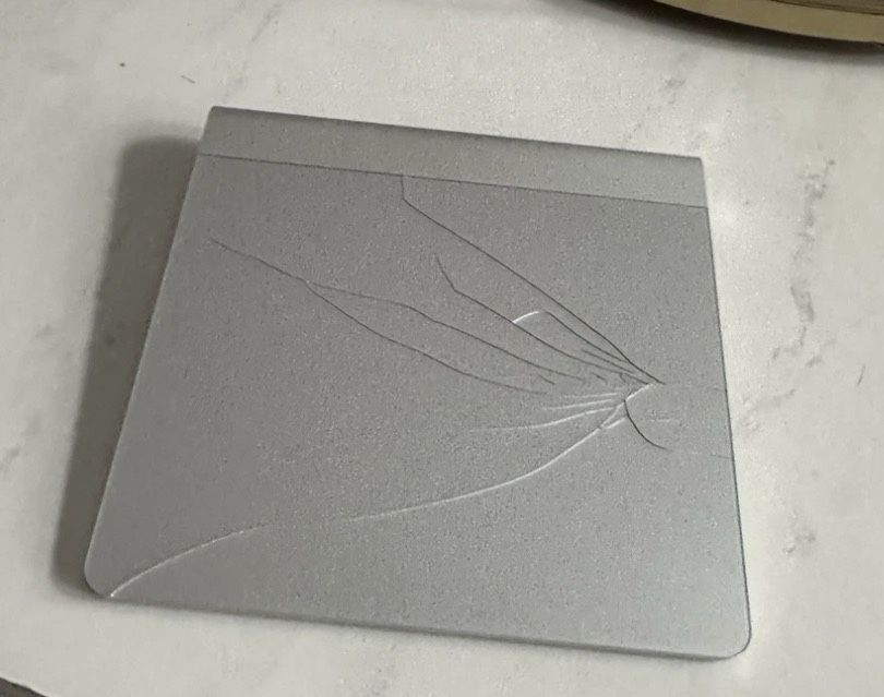Apple Magic Trackpad A1339 Wireless Bluetooth Multi-Touch Silver -100% Works