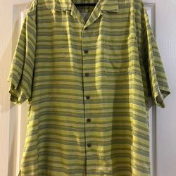 Tommy bahama shirt (stain slightly noticeable)