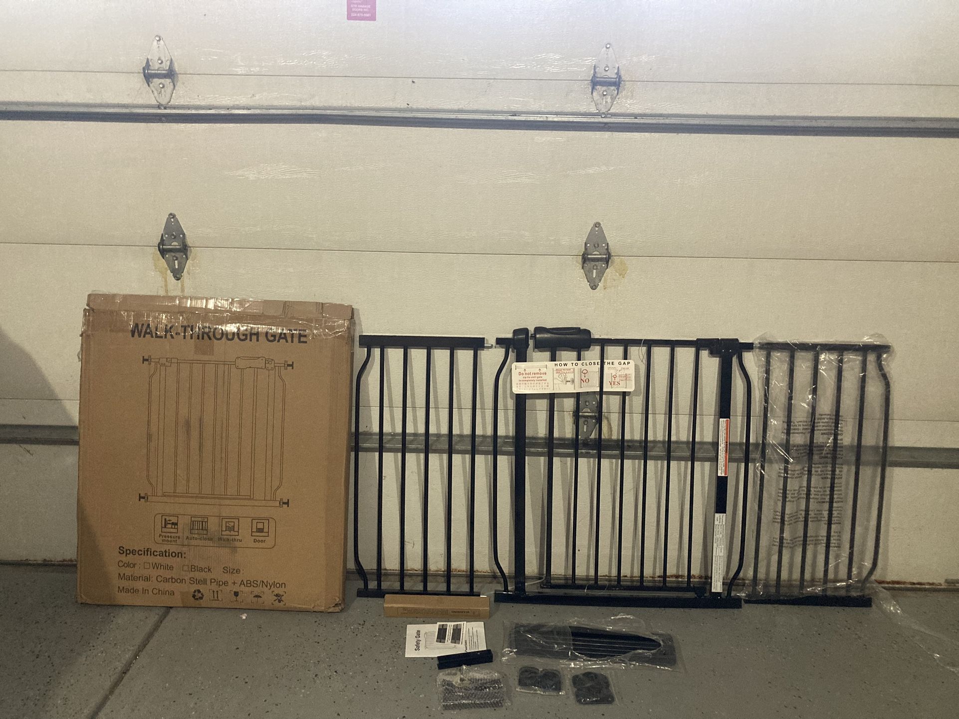 New extra wide gate (57-62”)