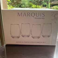 wine glasses - stemless