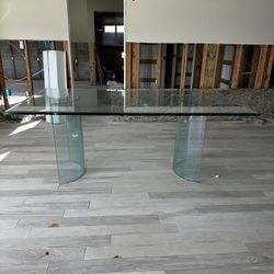 glass table