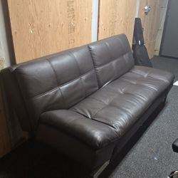 Leather Futon Couch