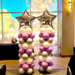 Balloon Columns Or Towers 