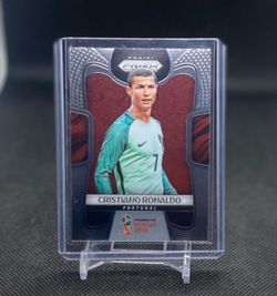 2018 Panini Prizm World Cup Cristiano Ronaldo - Juventus Portugal Base 154 MINT